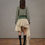 Thumbnail: High Waisted Jacket In Green Plaid Back View