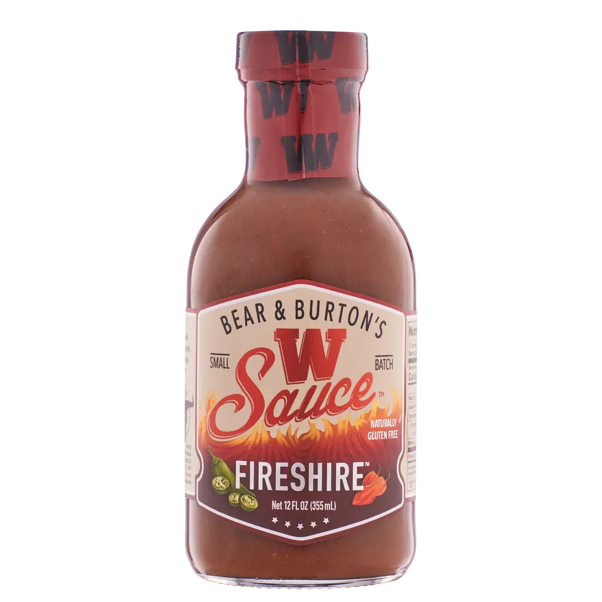 BEAR & BURTON'S W SAUCE FIRESHIRE 12oz: