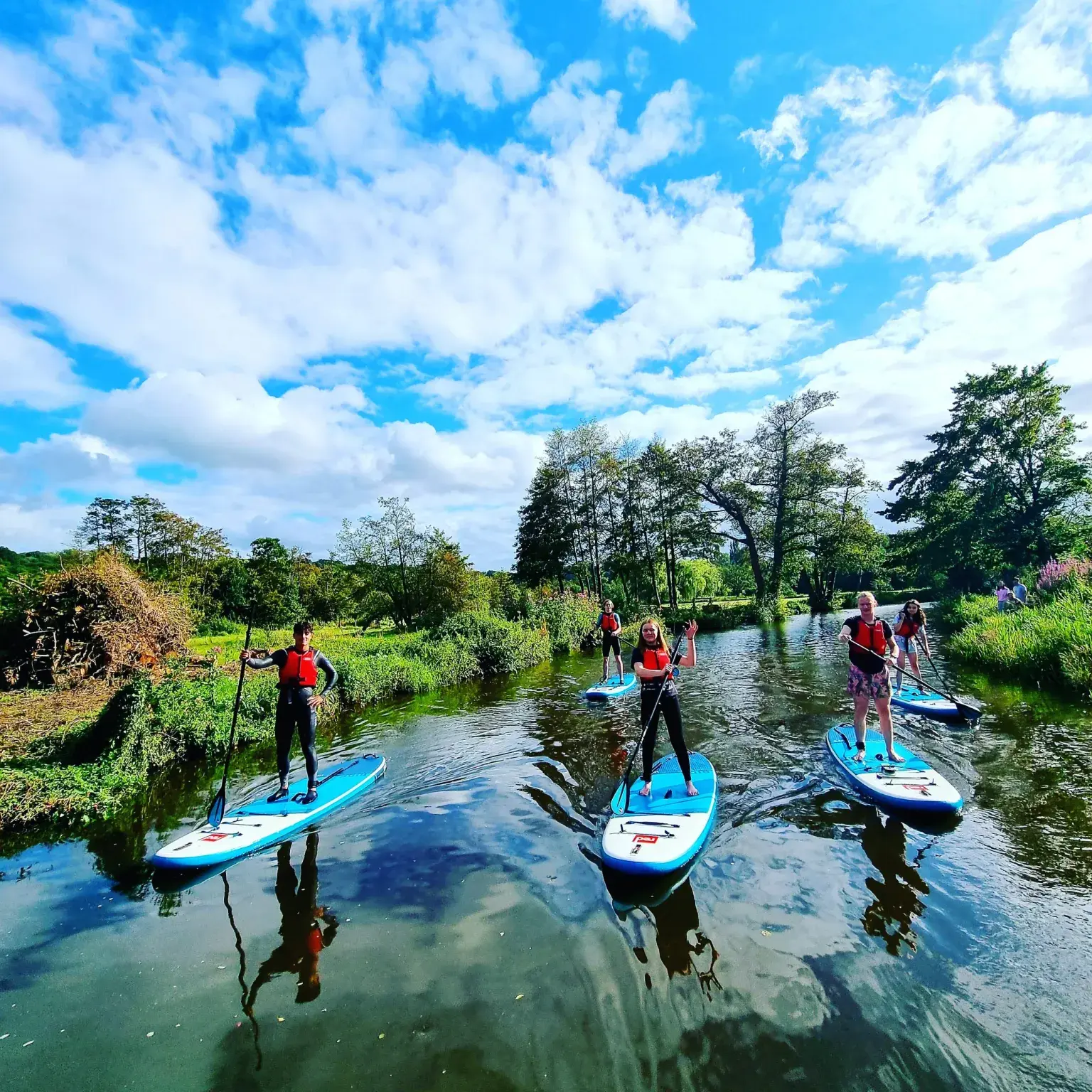 Paddleboarding Litter Pick