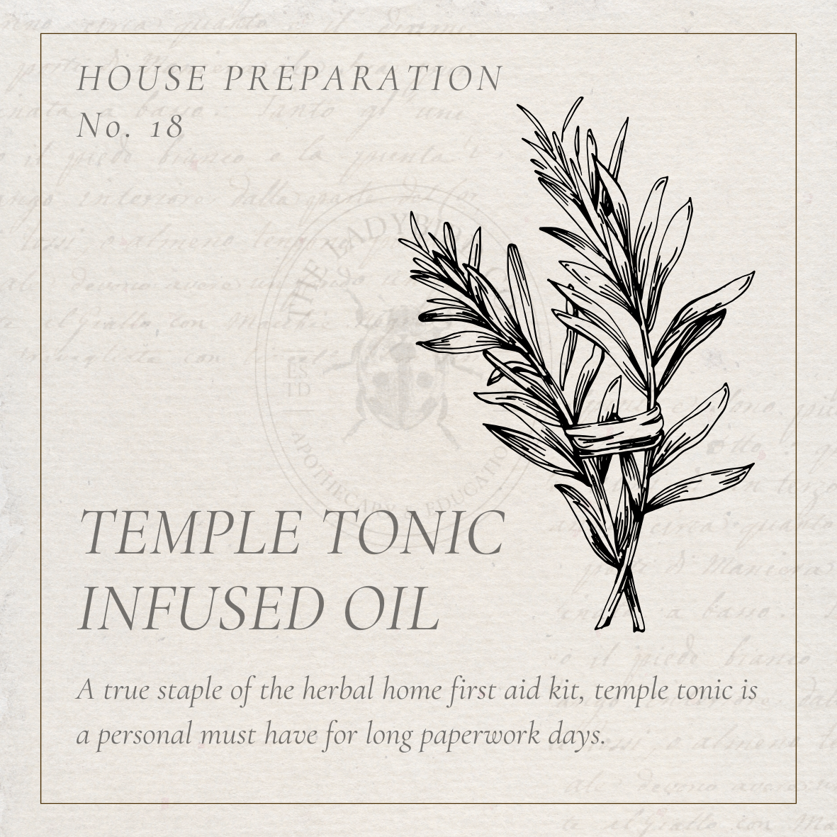 Temple Tonic Cooling Oil