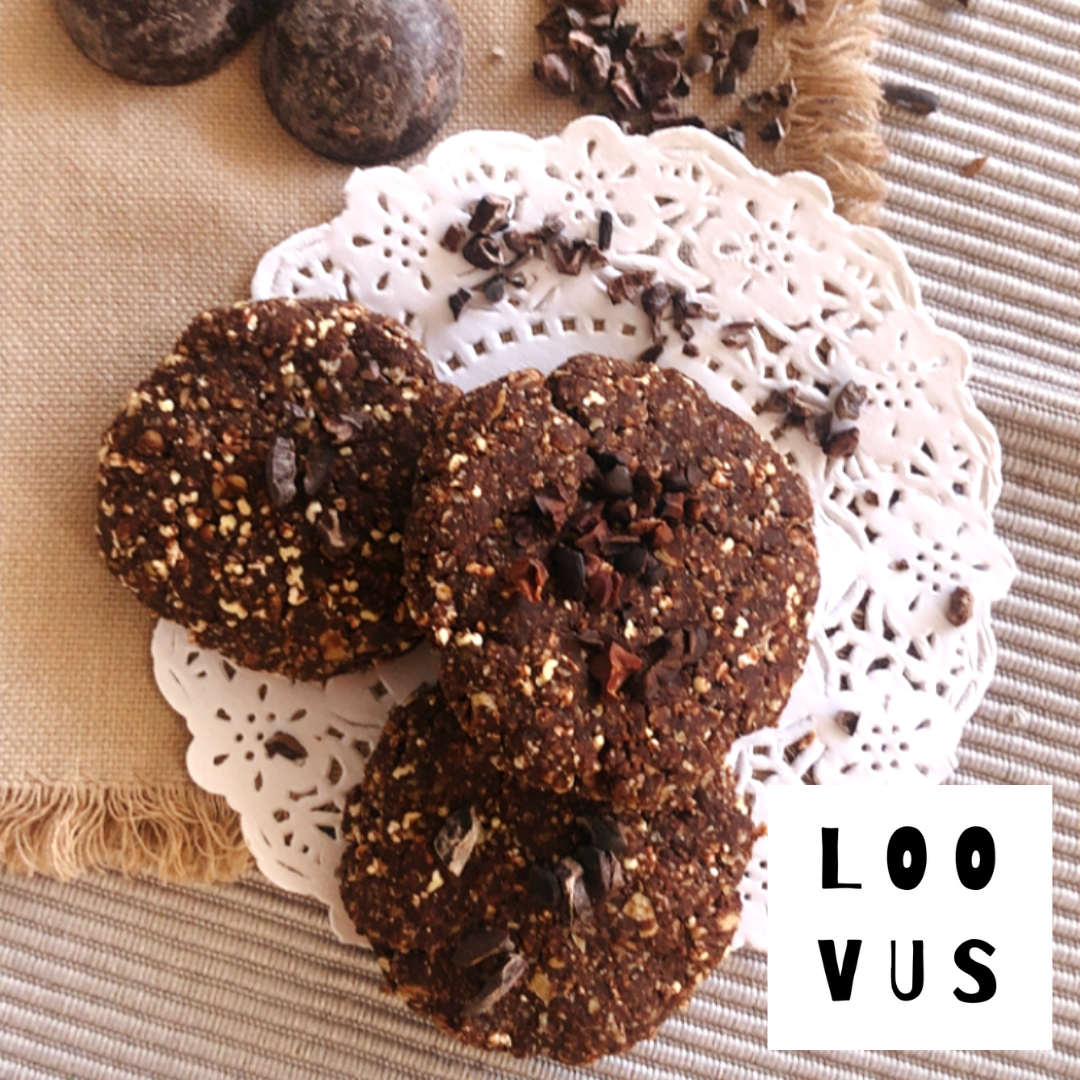 Galletas de coco y cacao