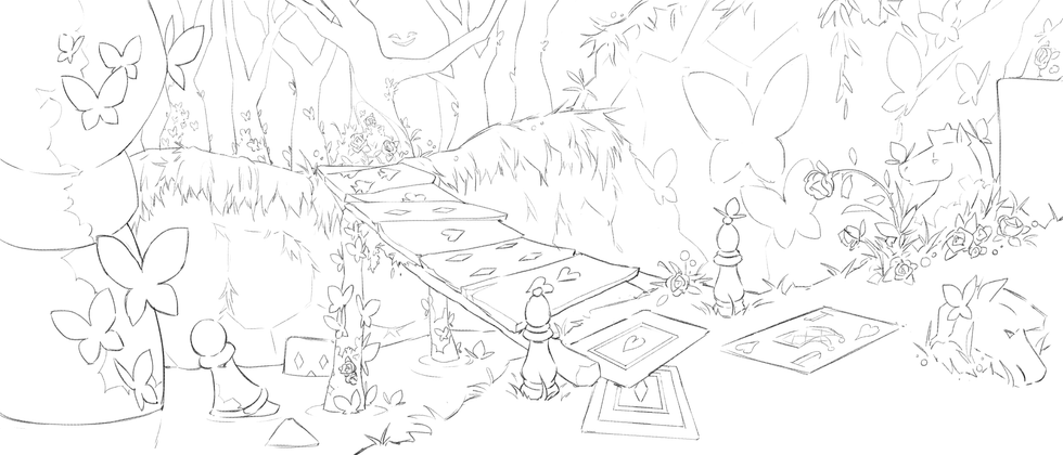 Venturing into Wonderland Layout