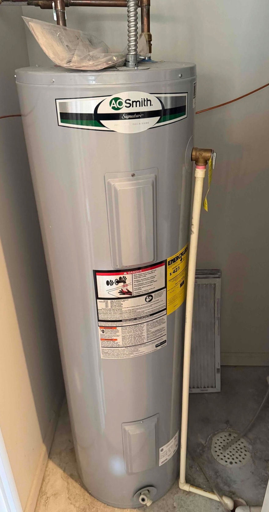 Old water heater.