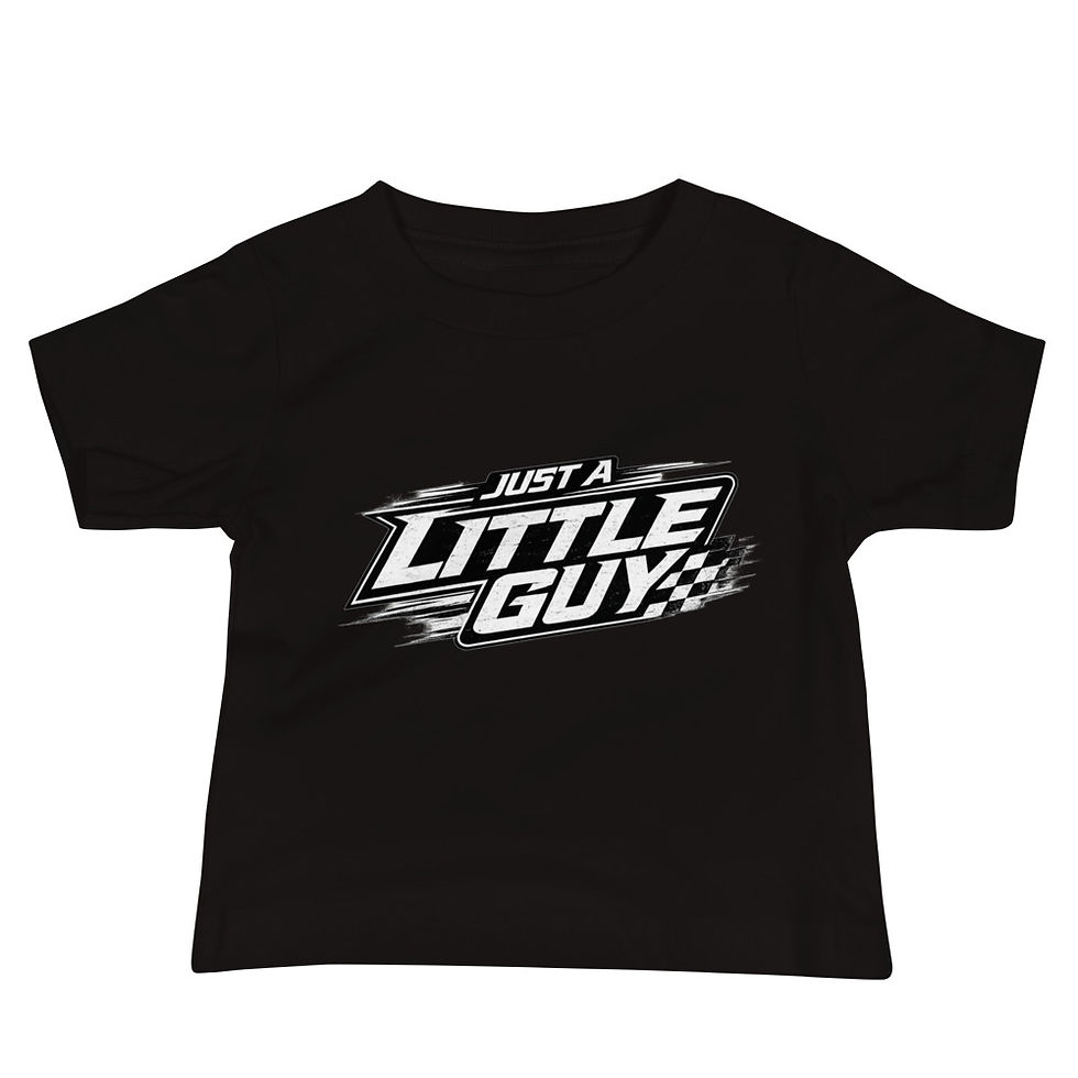 Thumbnail: "Just a little guy" Baby Jersey Short Sleeve Tee