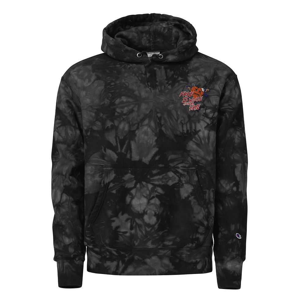 Unisex Champion tie-dye hoodie