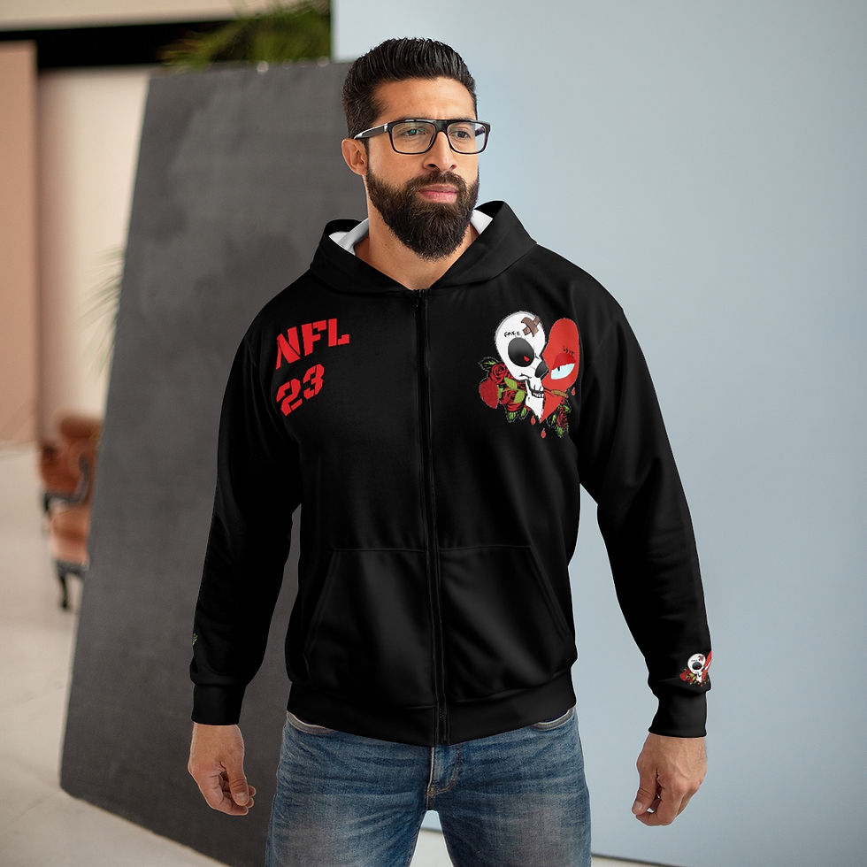 Thumbnail: AOP Unisex Zip Hoodie