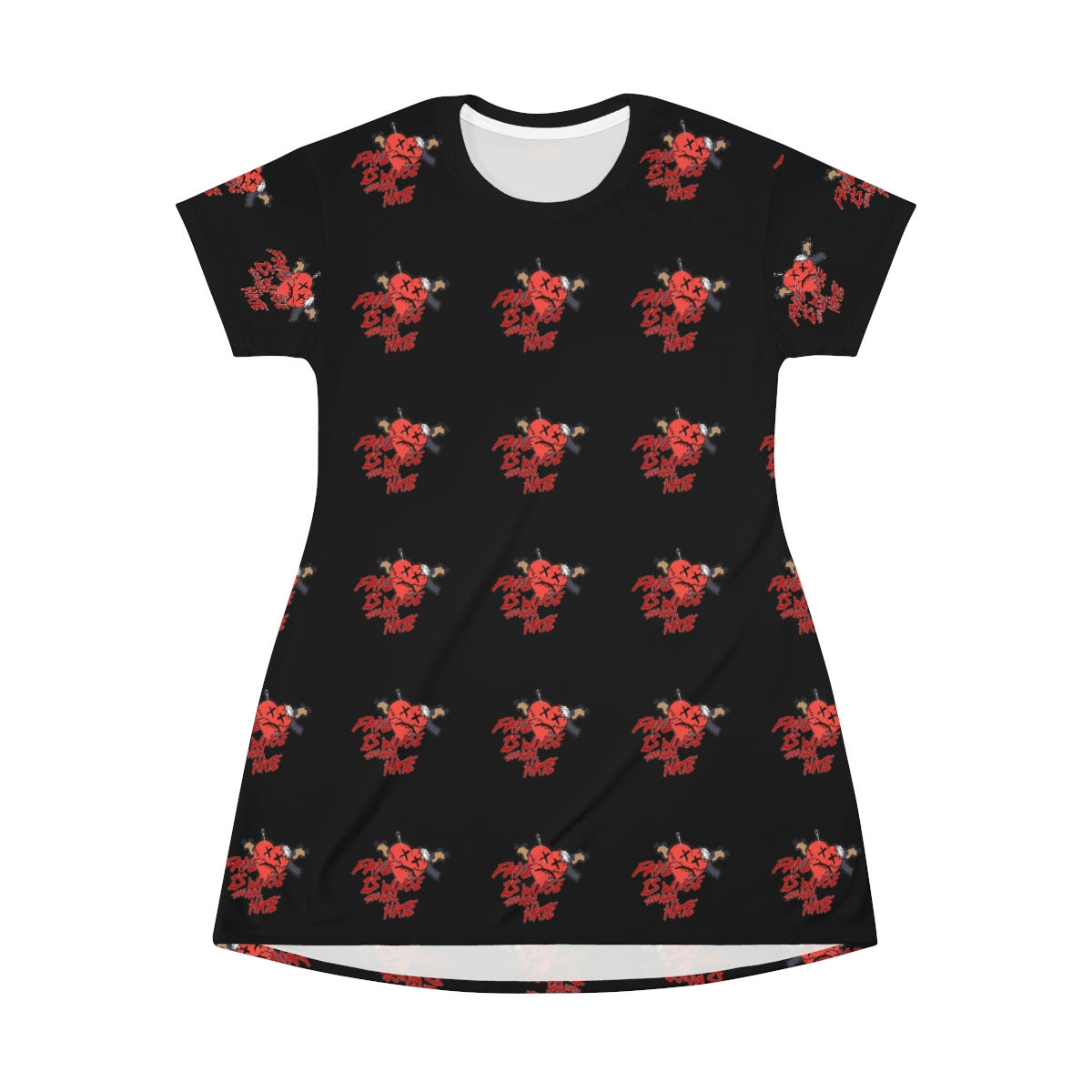 All Over Print T-Shirt Dress