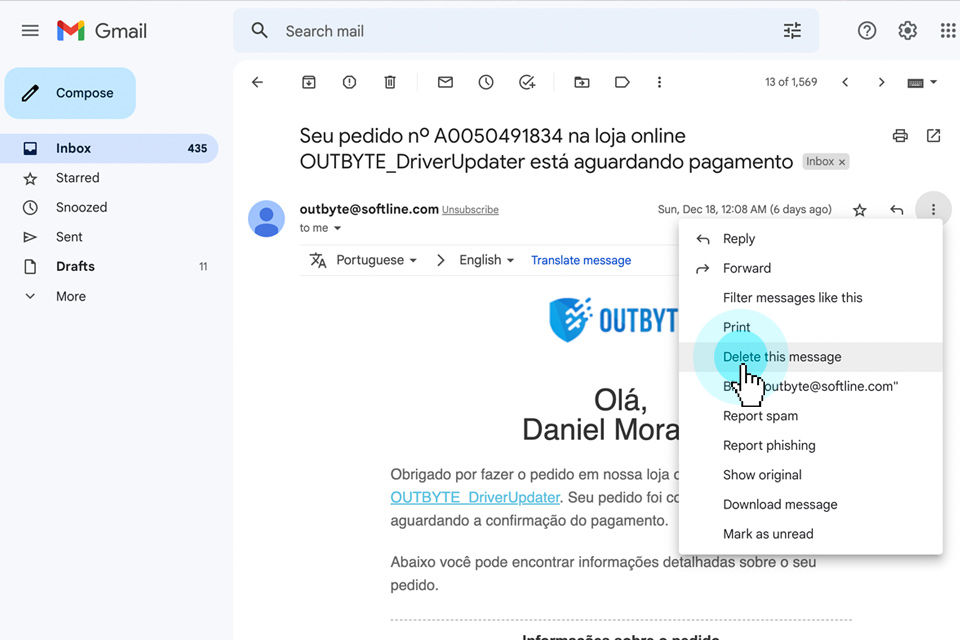 Spam? Don’t Just Click “Delete”