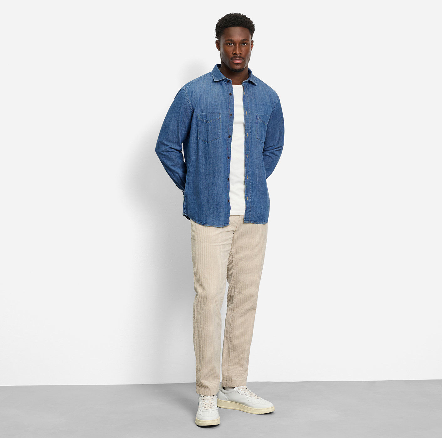 Chemise Jean Casual 4000 44 15 100% coton