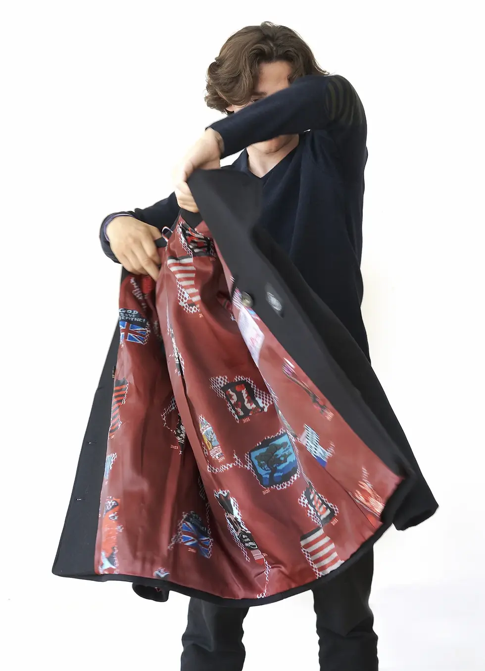 Miniature : Caban mixte Berthe aux Grands Pieds marine