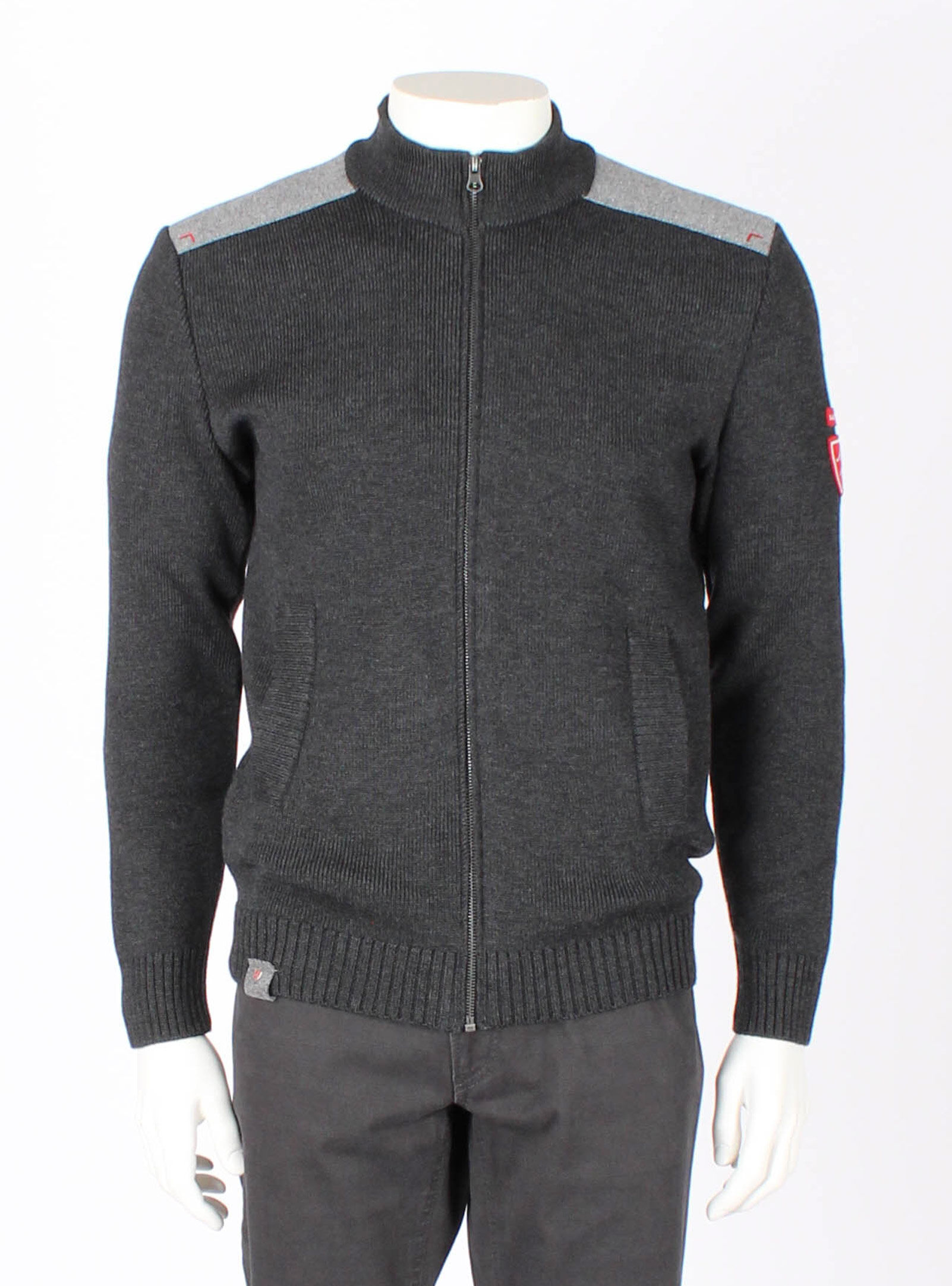 Veste zippée Sérac col montant Anthracite