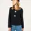 Miniature : Veste boutonnée pure laine Adrets Réédit Navy
