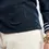 Miniature : Veste coton réversible 70987 Rich Navy Blanc