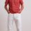 Miniature : T-shirt manches courtes 61587H Andy Rouge rayé blanc
