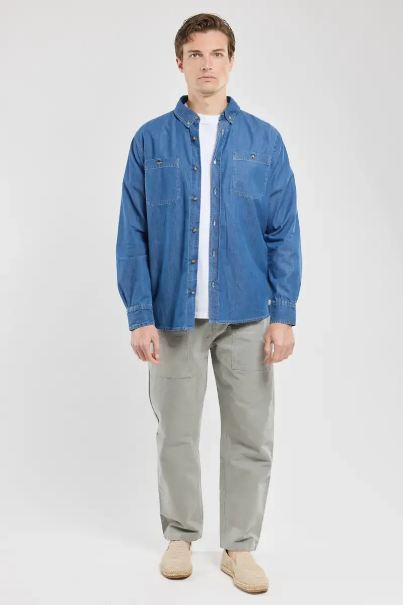 Miniature : Chemise denim clair 73114