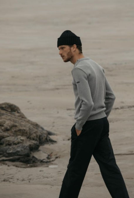 Miniature : Pull marin 62369H gris chiné