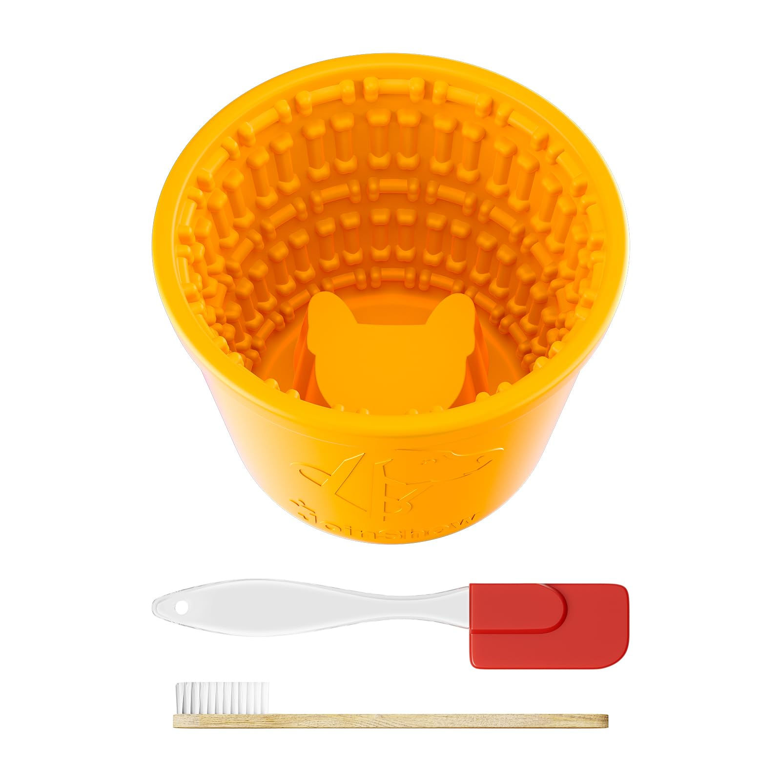 Dog Slow Feeder Lick Bowls. Reduces Eating Anxiety Slow Eating Dog Lick Bowl Lic