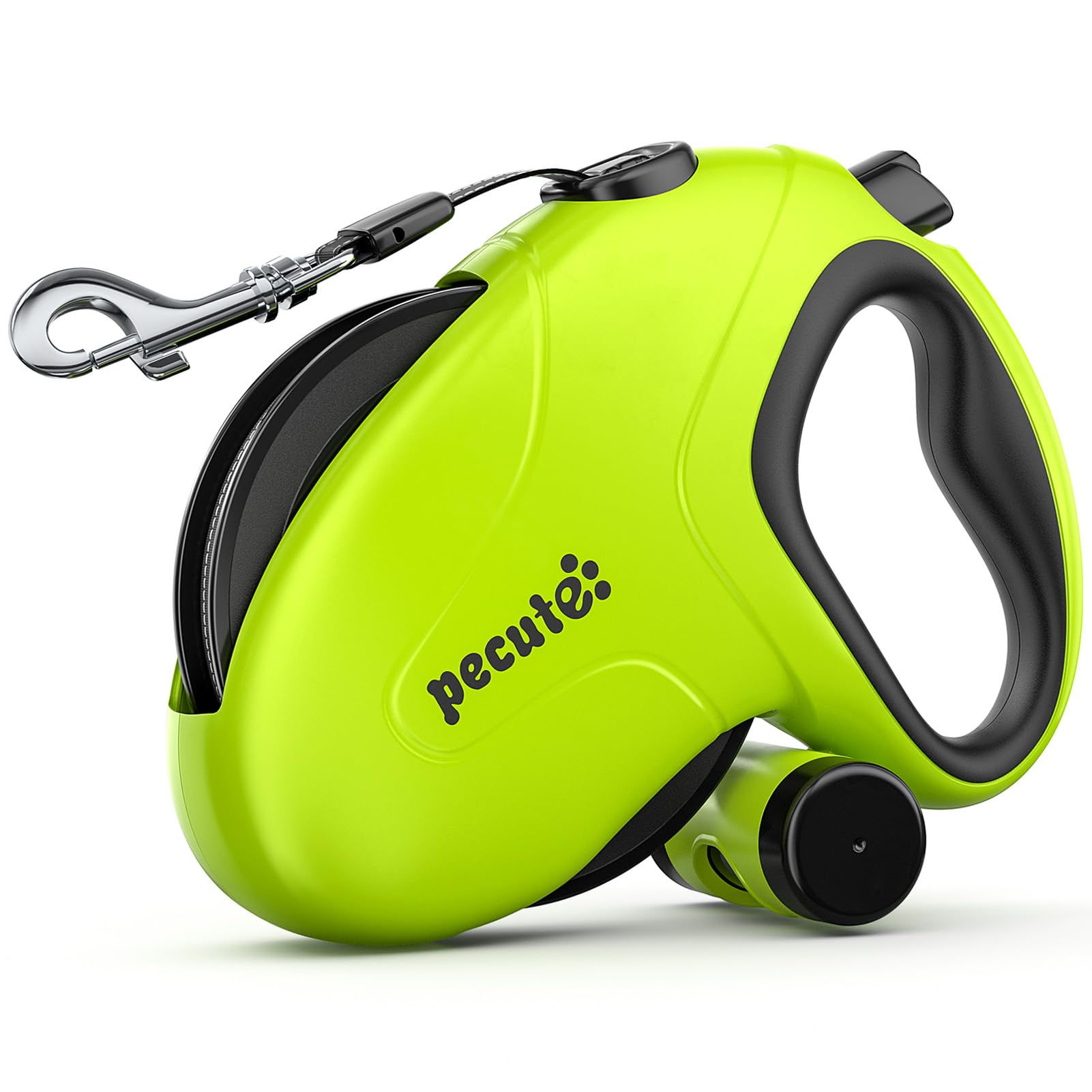 Pecute 32ft Retractable Dog Leash with Reflective Strips 360° Tangle-Free Dog Le
