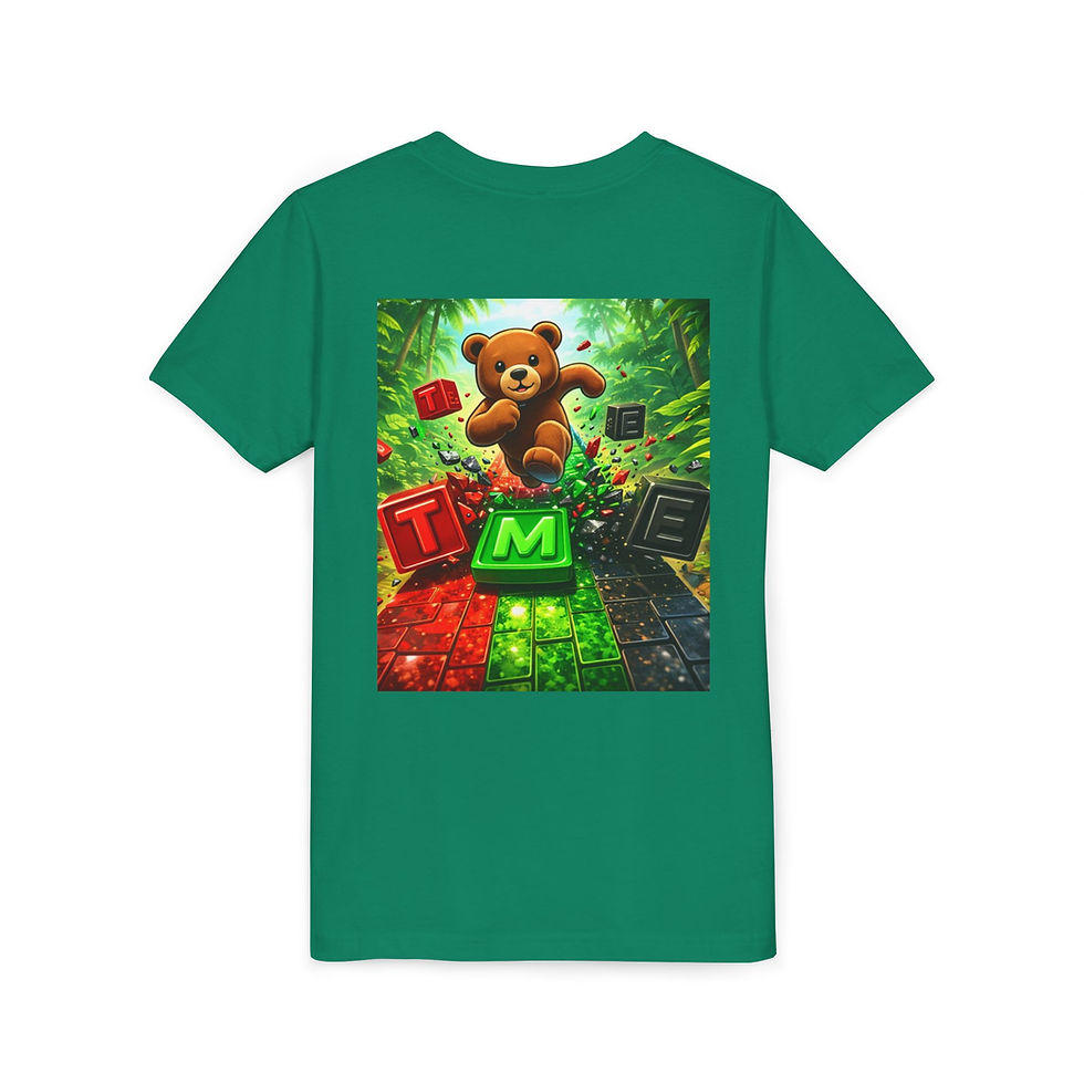 Thumbnail: Cubebox Bear Tee — Kids Signature Edition