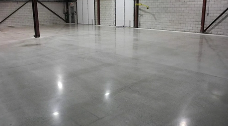 commercial concrete flatwork services - stained concrete finish - dechaine concrete system