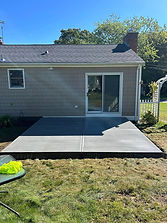 poured concrete patio near me