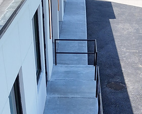 Concrete walkways and sidewalk curb contractor services - MA and RI - Dechaine Concrete Sy