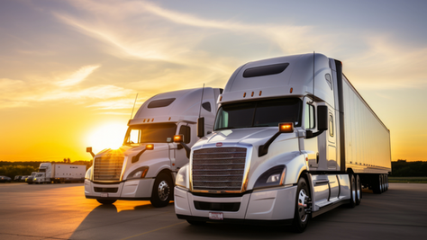 Semi truck windshield glass repair