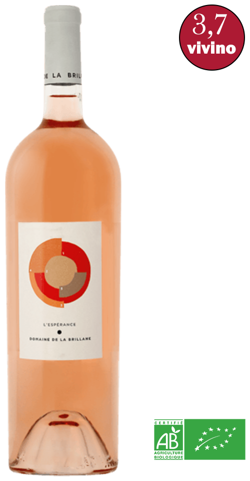 ESPERANCE Rosé 2021 DOMAINE DE LA BRILLANE 150 cl