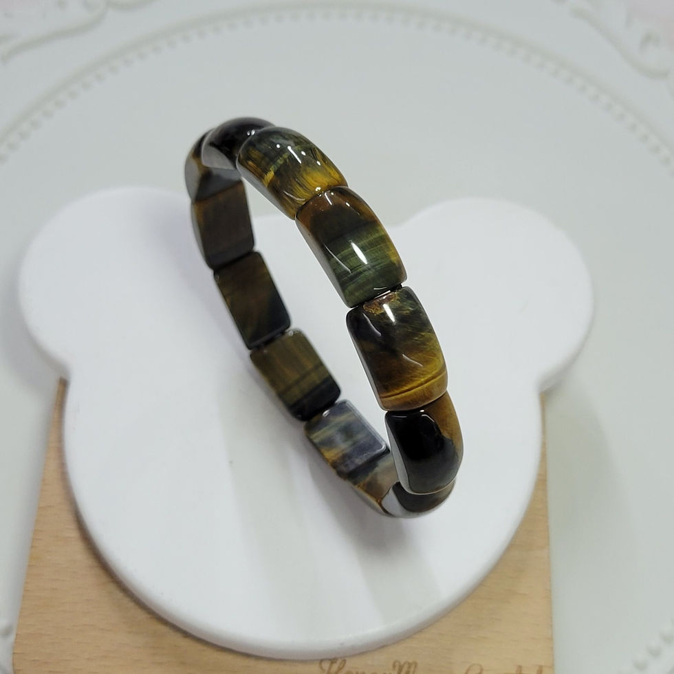 Thumbnail: 藍金虎眼石手排 | Golden-blue Tiger-Eye Bracelet