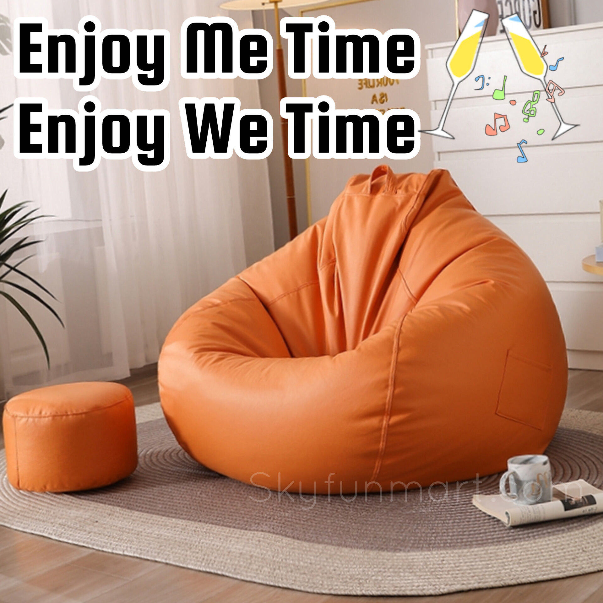 防水科技布陽台豆袋沙發 | Water Proof Technology Cloth Lazy Beanbag Sofa