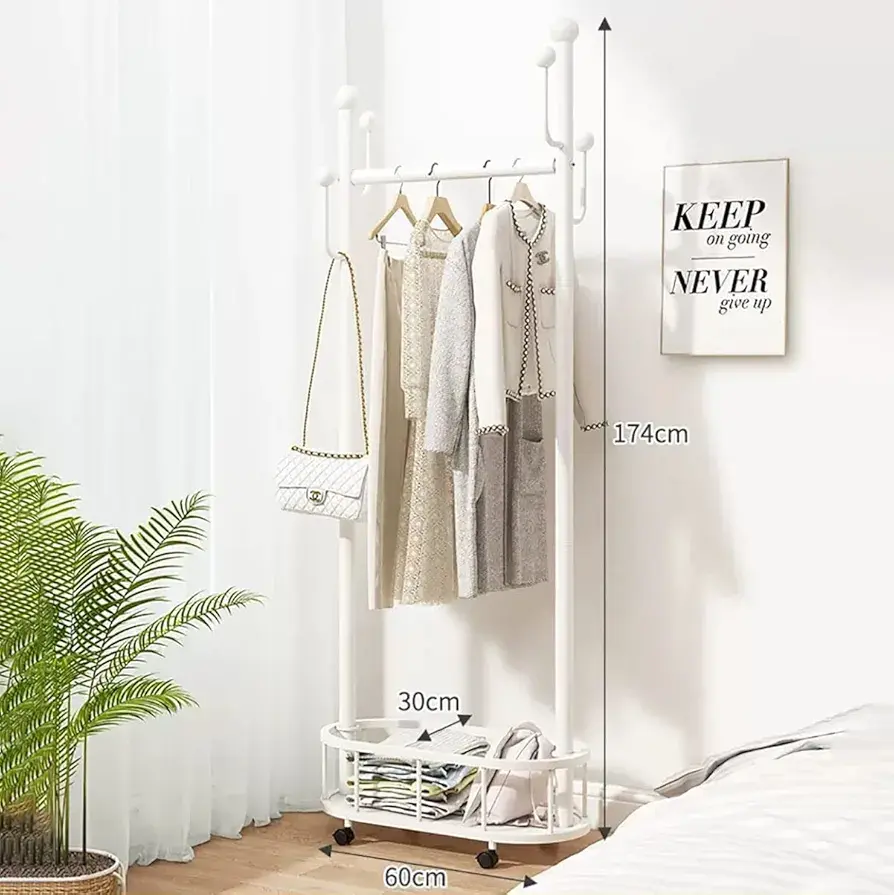 縮圖：仙人掌掛勾衣帽架, 移動落地衣帽掛架 | Cactus Clothes and Hat Mobility Rack