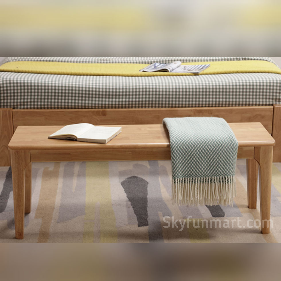 進口橡膠實木長條櫈 | Thai Solid Oak Wood Bench