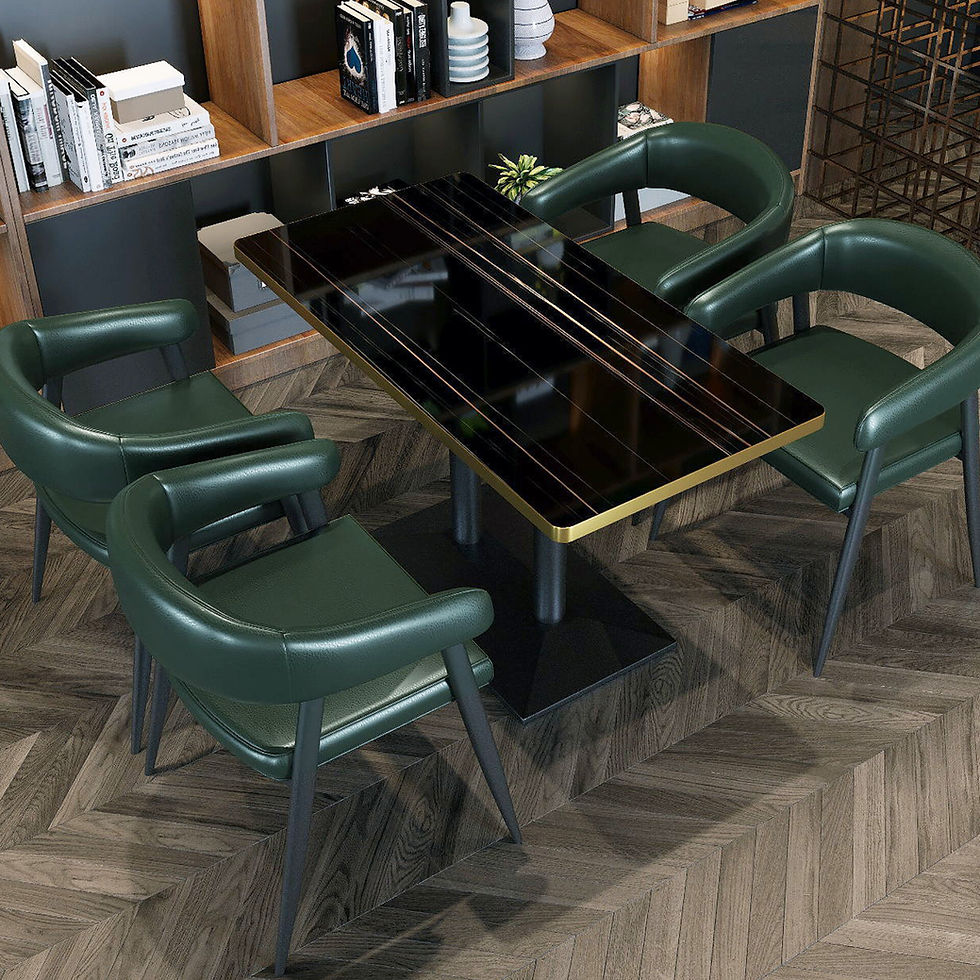 美式休閒風格方形椅桌 | American Style Square Shaped Bar/Dining Table set