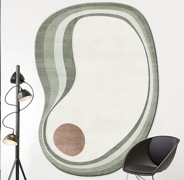 Thumbnail: CastlePeace不規則絨毛地毯/ Irregular shaped crystal velvet carpet