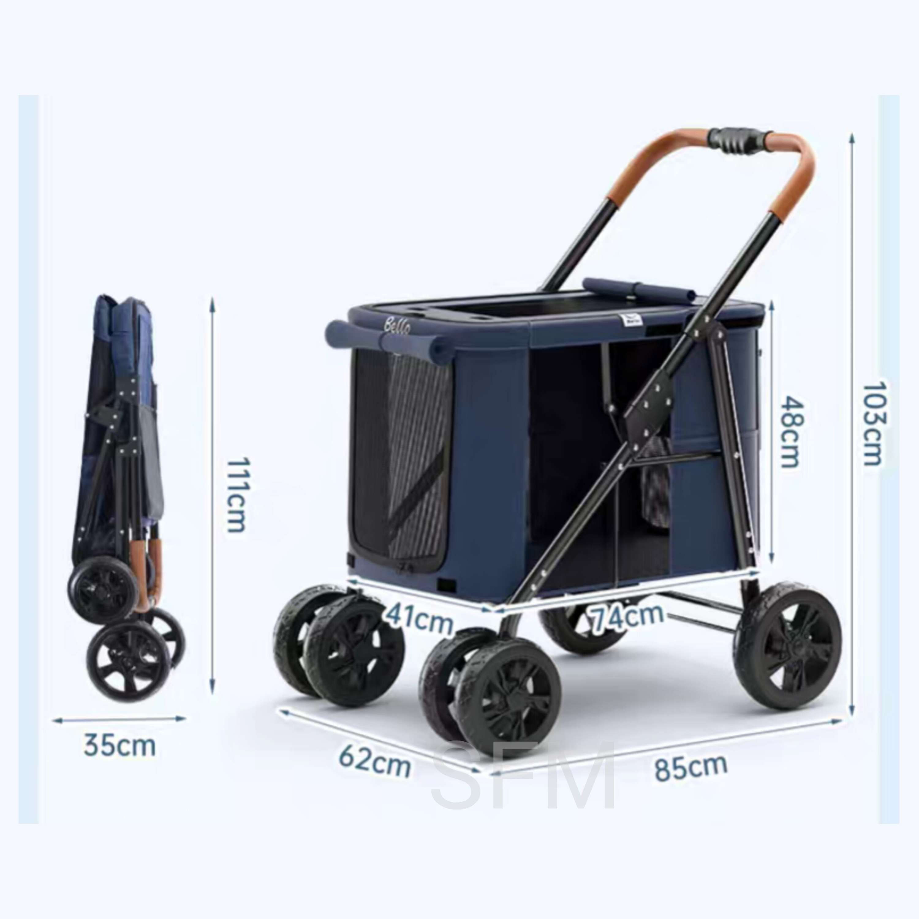 Bello大型寵物車, 寵物車 | Bello Big Pets Stroller, Pet's Stroller