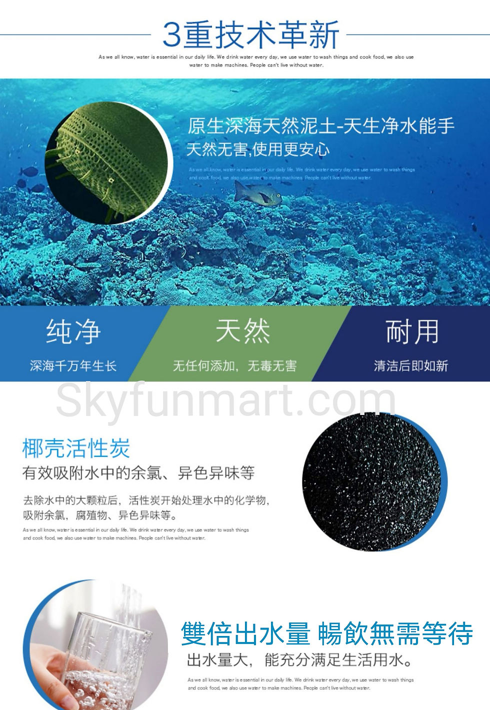 Miniatura: 海爾淨水器6芯套裝, 過瀘水/ Haier 6 filters set water filter gadget