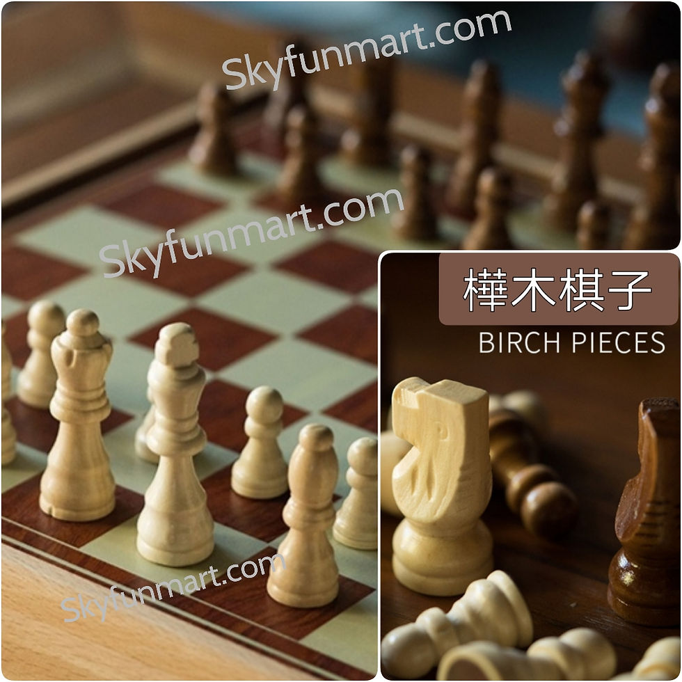 Thumbnail: 高檔櫸木棋盆國際象棋 | Premium Beech International Chess