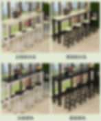 Thumbnail: 實用吧椅桌套裝, 1桌+2椅 | Home Use Bar Table and Chair Set (1 Table+2 Chairs Set)