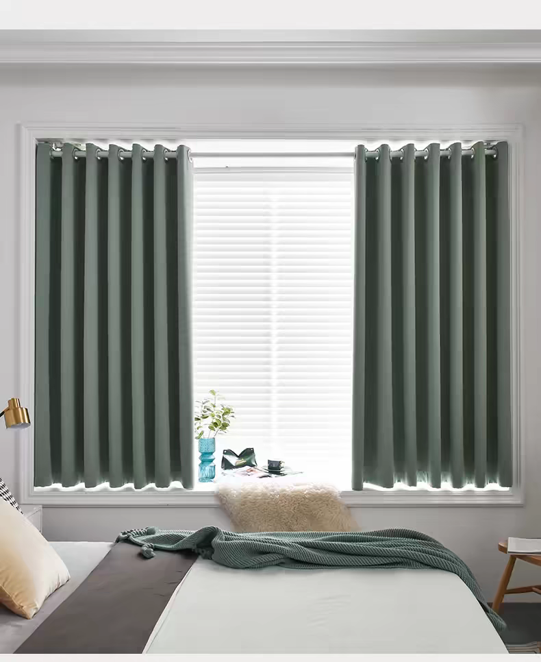 縮圖：免打孔伸縮杆窗簾布一整套 | Stretchable Rod Window Curtain Set (Free Rod)