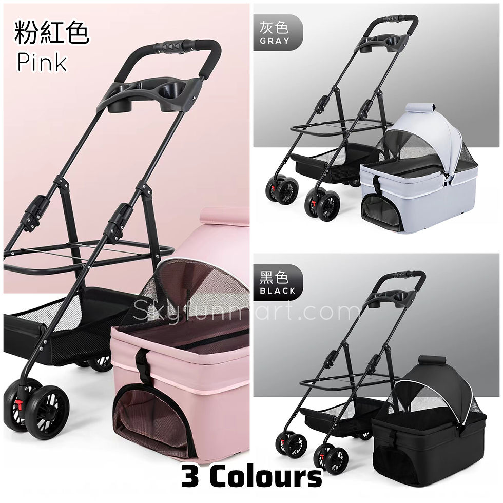 Thumbnail: 寵物可折叠手推車, 寵物車 | Pet's Outgoing Foldable Stroller