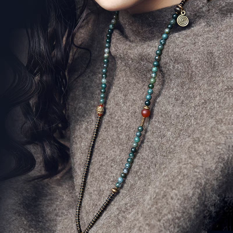 天然石復古百搭手串和頸鏈 | All in One Natural Stone Vintage Bracelet, Ethical Style Necklace