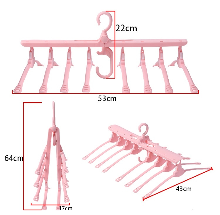 Thumbnail: 神奇1掛8件萬能衣架, 可拆除收納/ Magic hanger 8 in 1 cloth rack