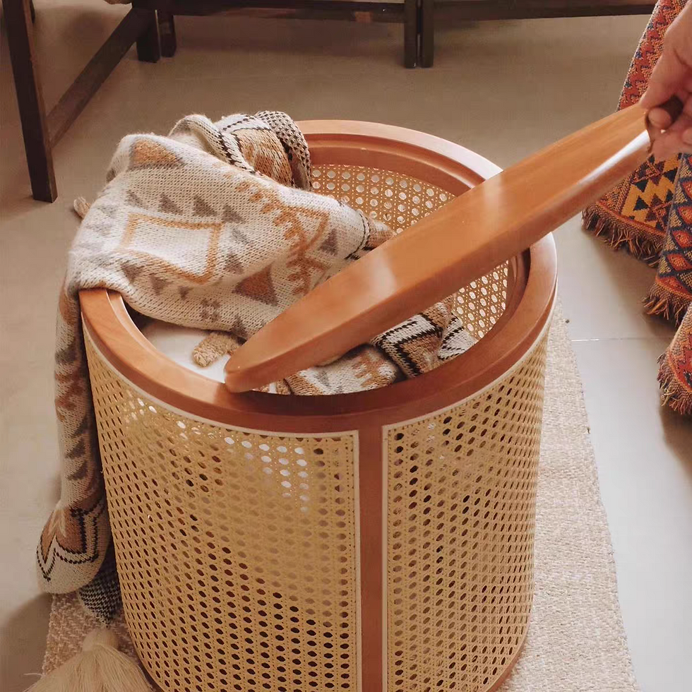 縮圖：多功能實木茶几連收納功能 | Multi-functional Rattan Coffee Table with Storage Function