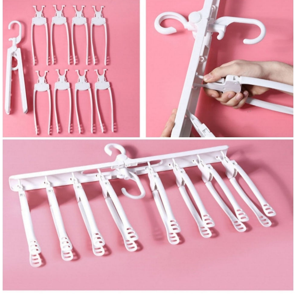 Thumbnail: 神奇1掛8件萬能衣架, 可拆除收納/ Magic hanger 8 in 1 cloth rack