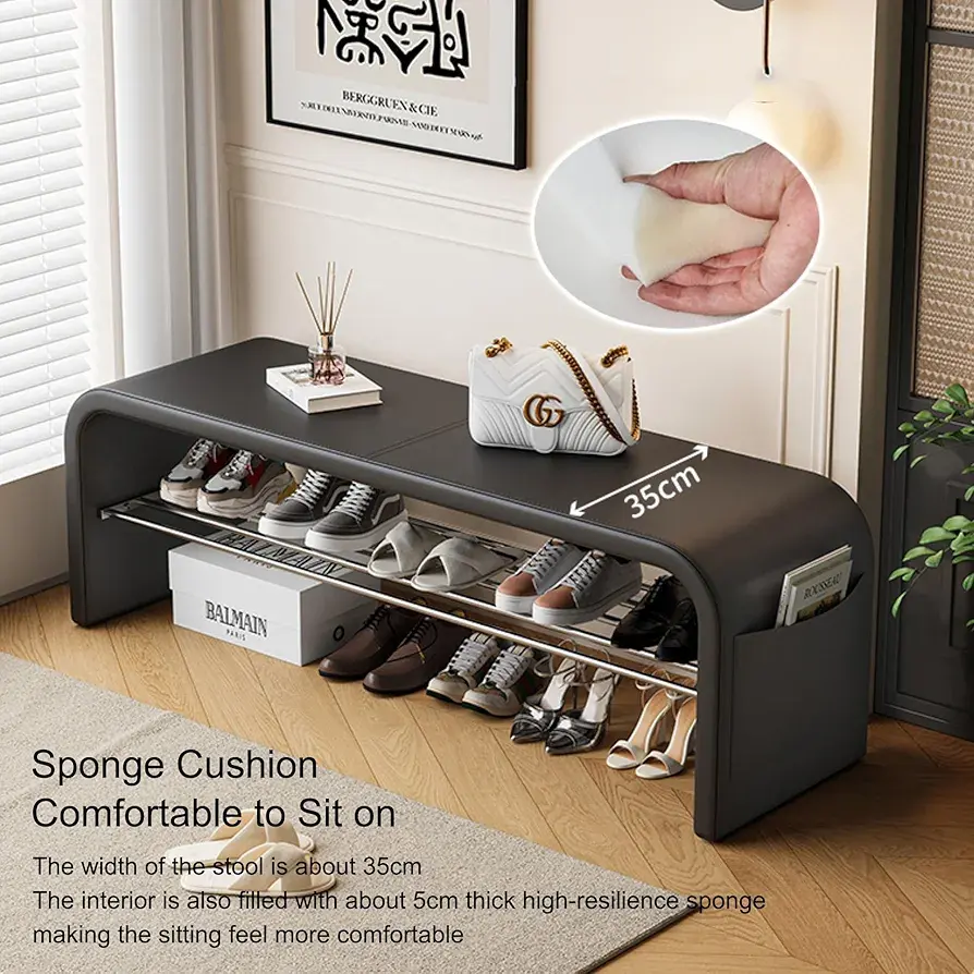 縮圖：免安裝一體式鞋櫈架 | Send as Whole One Body Shoes Rack Stool 