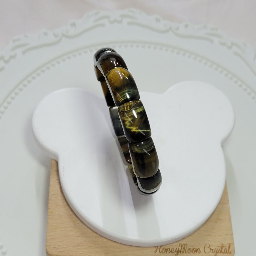 縮圖：藍金虎眼石手排 | Golden-blue Tiger-Eye Bracelet