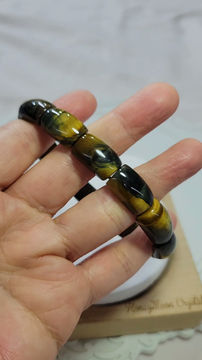 藍金虎眼石手排 | Golden-blue Tiger-Eye Bracelet
