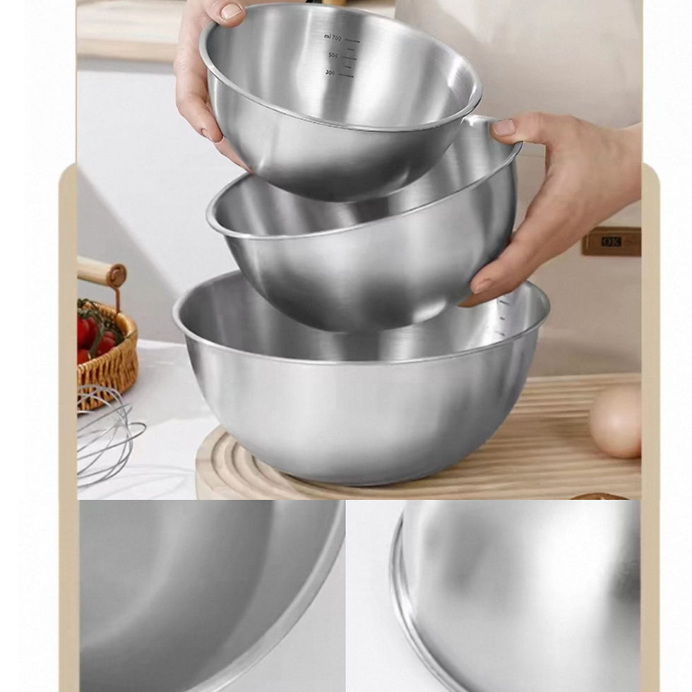縮圖：加厚不銹鋼廚房料理盆 | Extra Thick Multipurpose Stainless Steel Kitchen Bowl