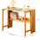 縮圖：收納易楠竹折叠伸縮書桌, 多功能茶几 | Bamboo Wood Foldable Extendable Work Desk, Coffee Table