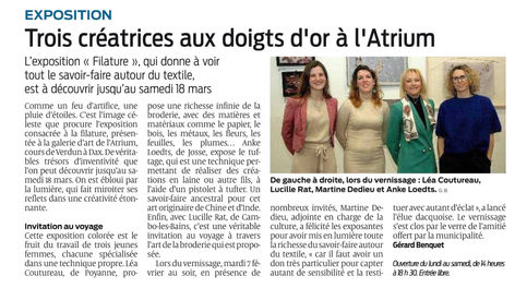 Article Sud Ouest presse